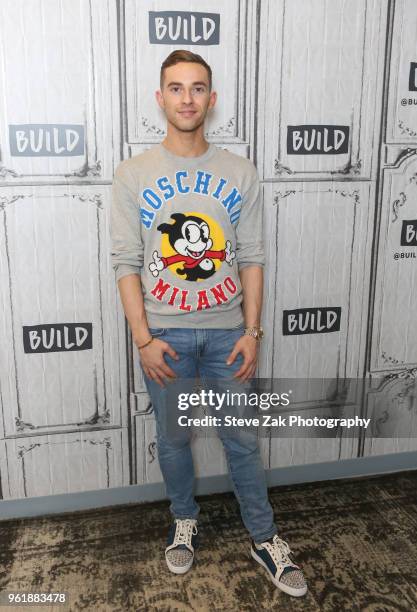 Adam Rippon visits Build Series to discuss "Dancing with the Stars" at Build Studio on May 23, 2018 in New York City.