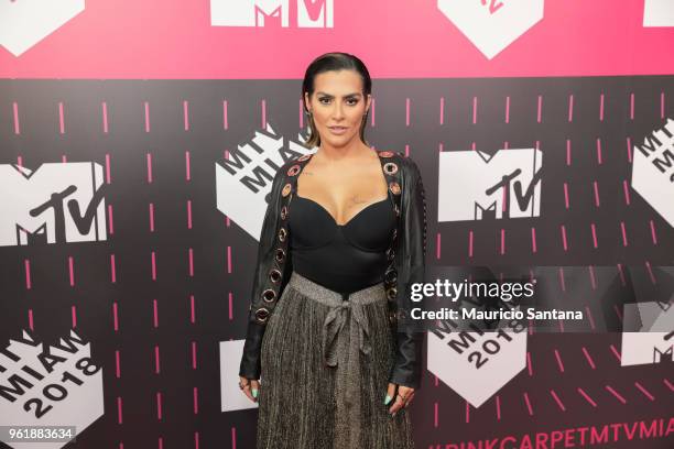 Cleo Pires attends the MTV MIAW 2018 at Citibank Hall on May 23, 2018 in Sao Paulo, Brazil.