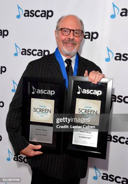 Composer Mark Snow, winner of the award for for Most Performed Themes and Underscore Network for - Blue Bloods and Elementary attends the 33rd Annual...