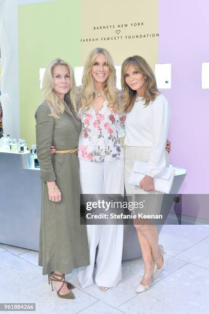 Linda Caan, Alana Stewart and Jaclyn Smith attend Barneys New York Celebrates the Farrah Fawcett Foundation at Barneys New York Beverly Hills on May...