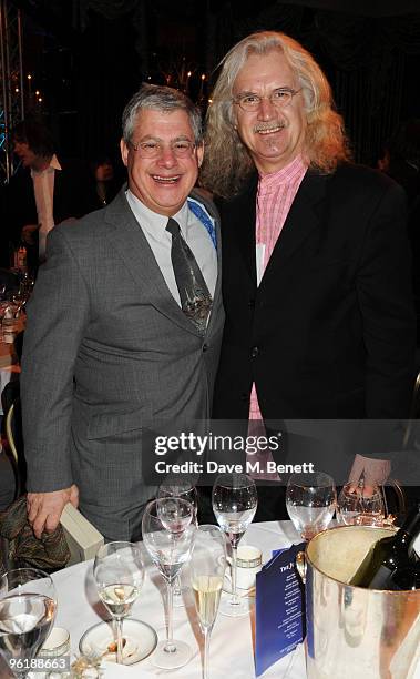 Cameron Mackintosh and Billy Connolly attend the South Bank Show Awards, at The Dorchester on January 26, 2010 in London, England.