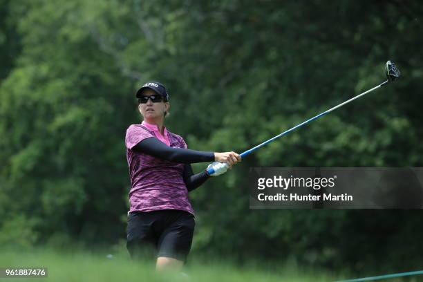 Karrie Webb of Australia during the third and final round of the Kingsmill Championship presented by Geico on the River Course at Kingsmill Resort on...