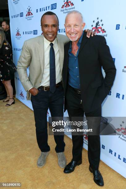 Sugar Ray Leonard and Dr. Lawrence Rifkin attend the Sugar Ray Leonard Foundation 9th Annual "Big Fighters, Big Cause" Charity Boxing Night presented...