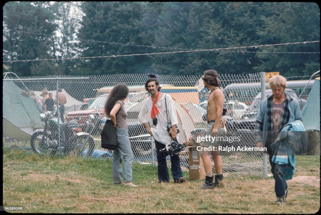 Film Crew At Woodstock