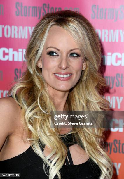 Stormy Daniels receives a City Proclamation and Key to the city of West Hollywood at Chi Chi LaRue's on May 23, 2018 in West Hollywood, California.