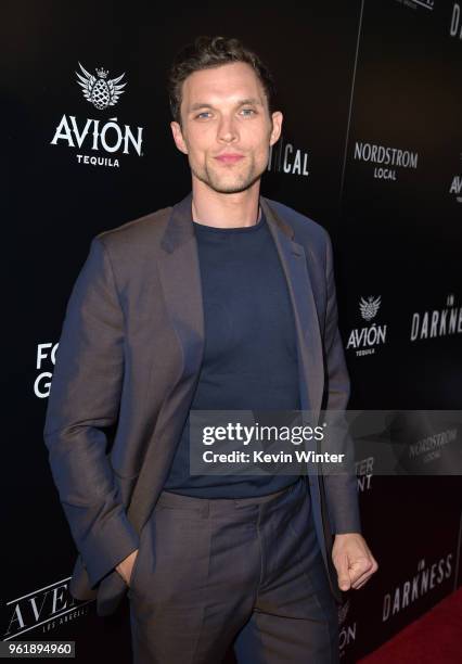 Ed Skrein attends the premiere of Vertical Entertainment's "In Darkness" at ArcLight Hollywood on May 23, 2018 in Hollywood, California.