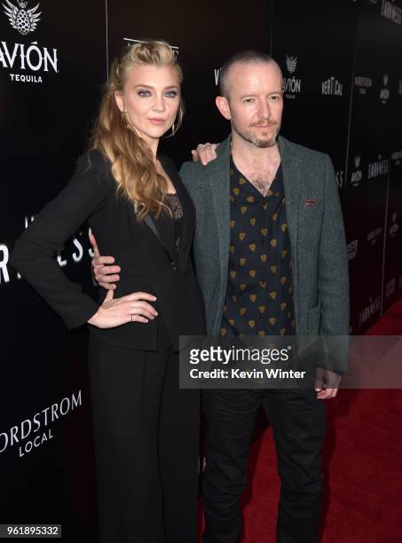 Natalie Dormer and Anthony Byrne attend the premiere of Vertical Entertainment's "In Darkness" at ArcLight Hollywood on May 23, 2018 in Hollywood,...