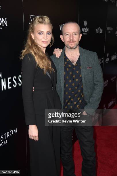Natalie Dormer and Anthony Byrne attend the premiere of Vertical Entertainment's "In Darkness" at ArcLight Hollywood on May 23, 2018 in Hollywood,...