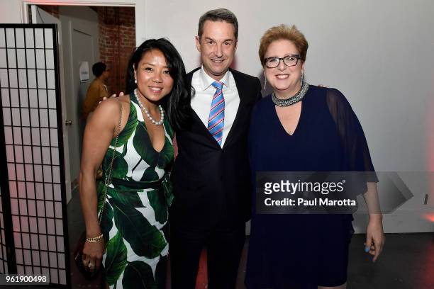 Bernadette and Matt Santangelo and Caryl M. Stern, CEO & President of UNICEF USA, attend the Fourteenth Annual UNICEF Gala Boston 2018 on May 23,...