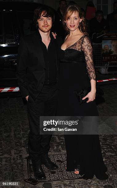 Actor James McAvoy and actress wife Anne-Marie Duff attend the UK premiere of The Last Station at the Curzon Mayfair on January 26, 2010 in London,...