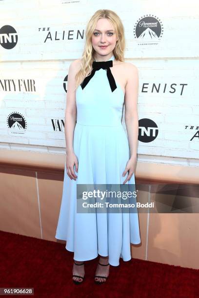 Dakota Fanning attends the Emmy For Your Consideration Red Carpet Event For TNT's "The Alienist" at Wallis Annenberg Center for the Performing Arts...