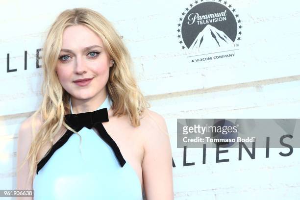 Dakota Fanning attends the Emmy For Your Consideration Red Carpet Event For TNT's "The Alienist" at Wallis Annenberg Center for the Performing Arts...