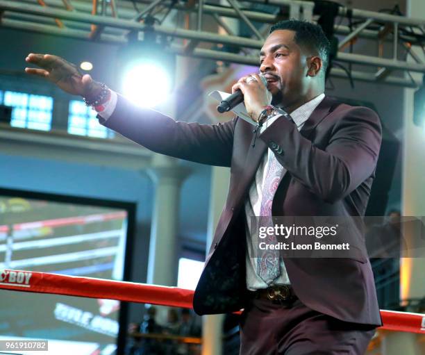 Bill Bellamy attends the Sugar Ray Leonard Foundation 9th Annual "Big Fighters, Big Cause" Charity Boxing Night presented by B. Riley FBR, Inc. At...