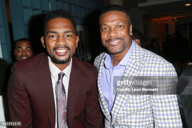 Bill Bellamy and Chris Tucker attend the Sugar Ray Leonard Foundation 9th Annual "Big Fighters, Big Cause" Charity Boxing Night presented by B. Riley...