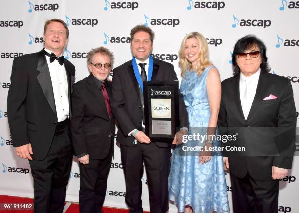 Of Membership, Film & TV Shawn Lemone, ASCAP President, Paul Williams, Composer Jesse Voccia winner of the award for Top Streaming Television Series,...