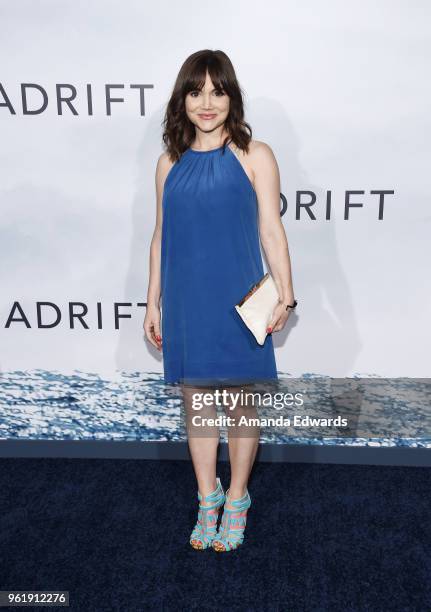 Actress Christina Wren arrives at the premiere of STX Films' "Adrift" at the Regal LA Live Stadium 14 on May 23, 2018 in Los Angeles, California.