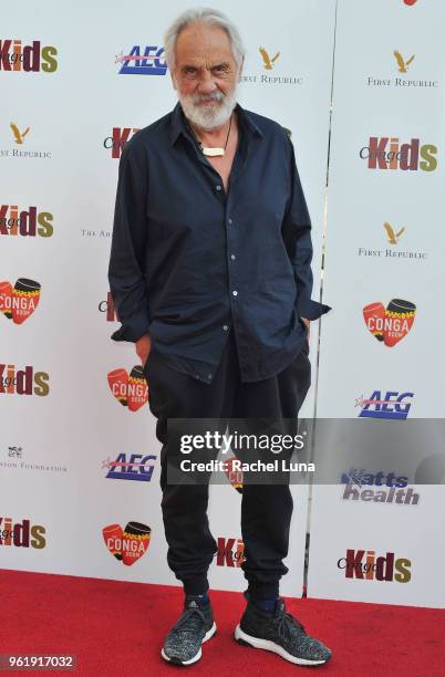 Tommy Chong attends the Conga Kids Spring Dance Championship held at Microsoft Square at LA Live on May 23, 2018 in Los Angeles, California.