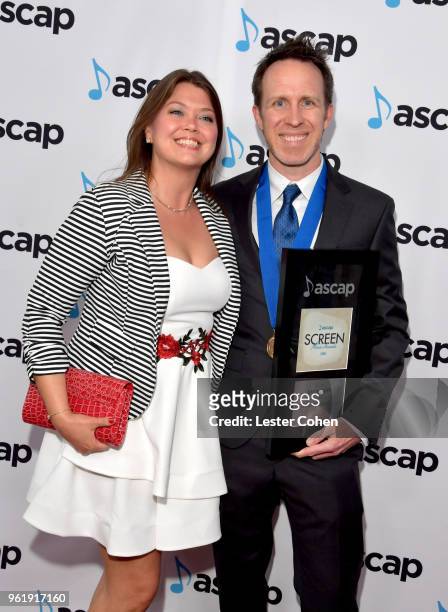 Composer Keith Horn winner of the award for Top Cable Television Series - 'Descendants; Wicked World' attends the 33rd Annual ASCAP Screen Music...
