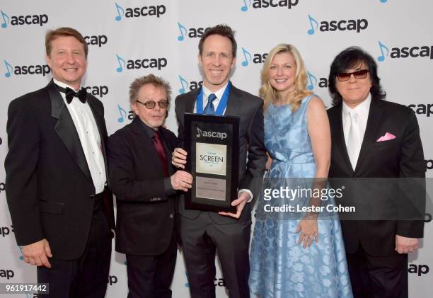 Of Membership, Film & TV Shawn Lemone, ASCAP President, Paul Williams, Composer Keith Horn winner of the award for Top Cable Television Series -...
