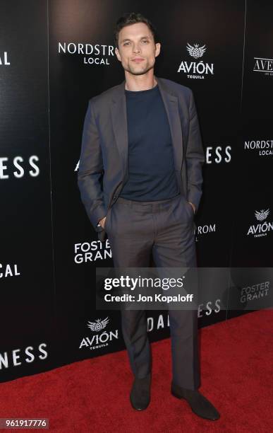 Ed Skrein attends the premiere of Vertical Entertainment's "In Darkness" at ArcLight Hollywood on May 23, 2018 in Hollywood, California.