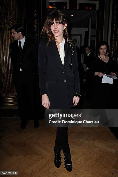 Lou Doillon attends the Givenchy Haute-Couture show as part of the Paris Fashion Week Spring/Summer 2010 on January 26, 2010 in Paris, France.