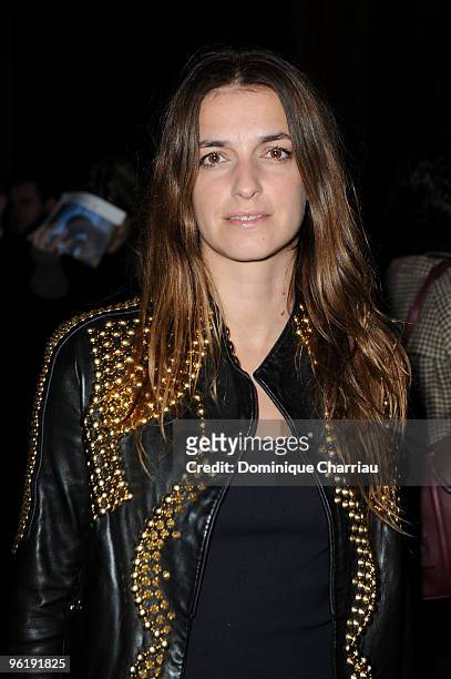 Joana Preiss attends the Givenchy Haute-Couture show as part of the Paris Fashion Week Spring/Summer 2010 on January 26, 2010 in Paris, France.