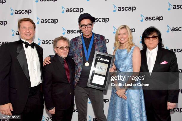 Of Membership, Film & TV Shawn Lemone, ASCAP President, Paul Williams, Composer Filip Nikolic winner of the award for Top Cable Television Series -...