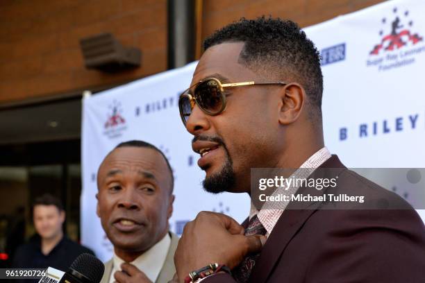 Sugar" Ray Leonard and Bill Bellamy attend the 9th Annual "Big Fighters, Big Cause" Charity Boxing Night Benefiting The Sugar Ray Leonard Foundation...