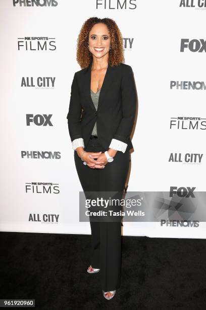 Karyn Bryant attends the premiere of FOX Sports' "Phenoms" at Pacific Design Center on May 23, 2018 in West Hollywood, California.