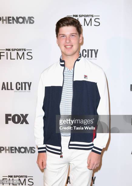 Will Weinbach attends the premiere of FOX Sports' "Phenoms" at Pacific Design Center on May 23, 2018 in West Hollywood, California.
