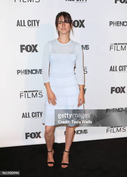 Rachel Bonnetta attends the premiere of FOX Sports' "Phenoms" at Pacific Design Center on May 23, 2018 in West Hollywood, California.