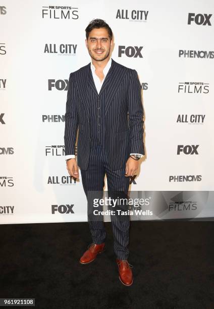 Rodolfo Landeros attends the premiere of FOX Sports' "Phenoms" at Pacific Design Center on May 23, 2018 in West Hollywood, California.