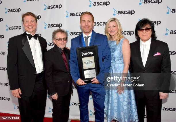 Of Membership, Film & TV Shawn Lemone, ASCAP President Paul Williams, Composer Rupert Parkes "Photek" winner of the award for Top Network Television...