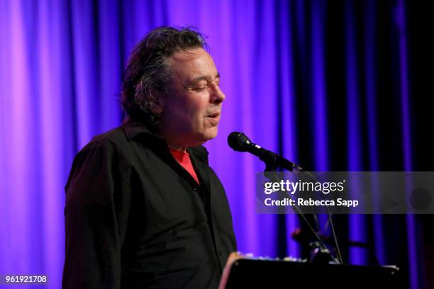 Jules Shear performs at An Evening With Jules Shear at The GRAMMY Museum on May 23, 2018 in Los Angeles, California.