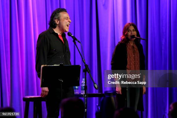 Jules Shear performs at An Evening With Jules Shear at The GRAMMY Museum on May 23, 2018 in Los Angeles, California.