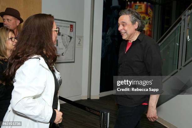 Jules Shear greets fans at An Evening With Jules Shear at The GRAMMY Museum on May 23, 2018 in Los Angeles, California.