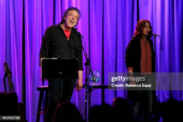 Jules Shear performs at An Evening With Jules Shear at The GRAMMY Museum on May 23, 2018 in Los Angeles, California.