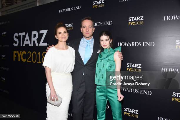 HHayley Atwell, Matthew Macfadyen and Philippa Coulthard attend the For Your Consideration Event for Starz's "Counterpart" And "Howards End" -...