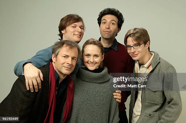 Actor Chris Doubek, director Bryan Poyser, actress Heather Kafka, actor Alex Karpovsky and actor Zach Green pose for a portrait during the 2010...