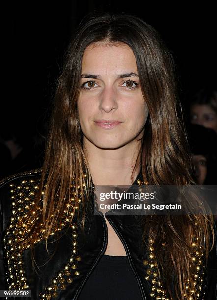 Joana Preiss attends the Givenchy Fashion Show during Paris Fashion Week Haute Couture S/S 2010 on January 26, 2010 in Paris, France.