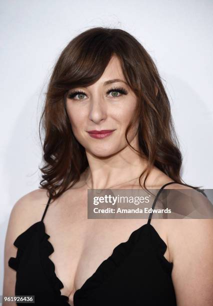 Actress Isidora Goreshter arrives at the premiere of STX Films' "Adrift" at the Regal LA Live Stadium 14 on May 23, 2018 in Los Angeles, California.
