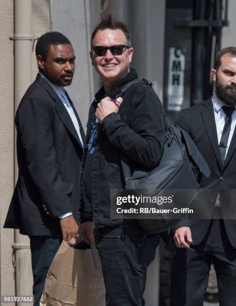 Mark Hoppus of the music group 'blink-182' is seen at 'Jimmy Kimmel Live' on May 23, 2018 in Los Angeles, California.