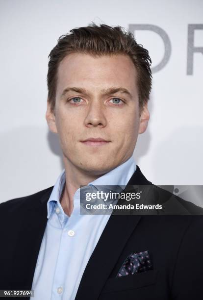 Actor Jake Abel arrives at the premiere of STX Films' "Adrift" at the Regal LA Live Stadium 14 on May 23, 2018 in Los Angeles, California.