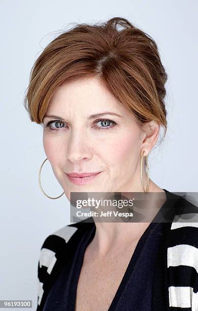 Actress Melinda McGraw poses for a portrait during the 2010 Sundance Film Festival held at the WireImage Portrait Studio at The Lift on January 25,...