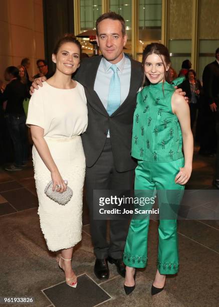 Actors Philippa Coulthard, Matthew Macfadyen and Hayley Atwell attend the STARZ "Counterpart" & "Howards End" FYC Event at LACMA on May 23, 2018 in...