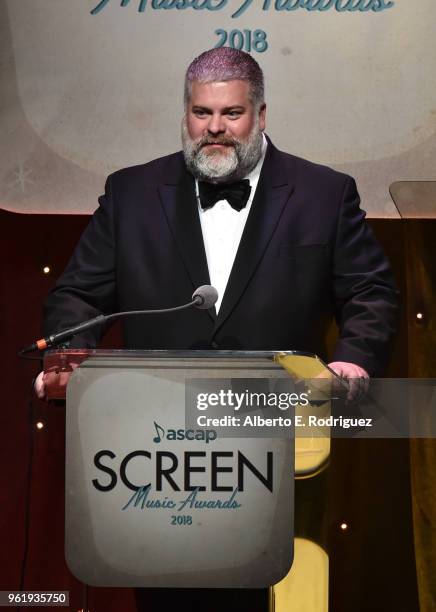 Director Dean DeBlois speaks onstage at the 33rd Annual ASCAP Screen Music Awards at The Beverly Hilton Hotel on May 23, 2018 in Beverly Hills,...