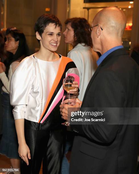 Actor Sara Serraiocco attends the STARZ "Counterpart" & "Howards End" FYC Event at LACMA on May 23, 2018 in Los Angeles, California.