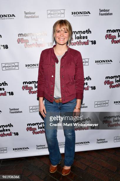 Emily Woods attends the 2018 Mammoth Lakes Film Festival on May 23, 2018 in Mammoth Lakes, California.