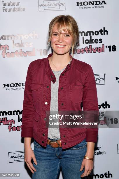 Emily Woods attends the 2018 Mammoth Lakes Film Festival on May 23, 2018 in Mammoth Lakes, California.