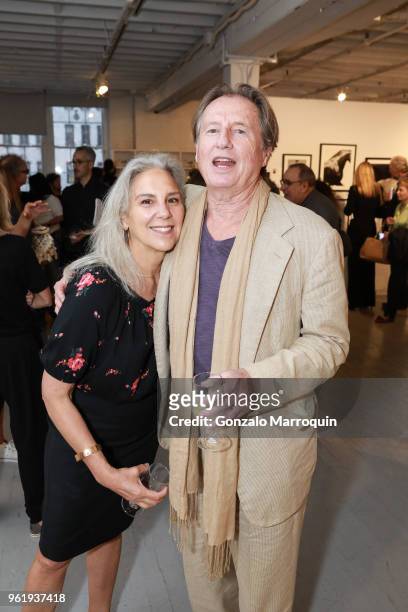 Valerie Shaff and Stephen Kingsley during the Humane Society Of New York In Partnership With Aperture Foundation Fine Art Photography Benefit Auction...